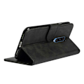 Miniatyrbilde 5 av 6: OnePlus 8 Wallet Case Leather Leather Saces Black svart