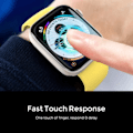 Pikkukuva 6 / 6: Apple Watch 45 mm kattava näytönsuoja helppo asennus läpinäkyvä