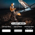 Miniatyrbillede 2 af 5: Mini LED hovedlampe COB letvægt sort