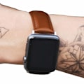 Miniatyrbillede 4 af 4: Apple Watch 38/40/41 1/2/3/4/5/6/6/7/SE brune læder armbåndsskind brun