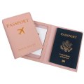 Miniatyrbilde 1 av 2: Pass case passpan kunstig skinn rosa rosa