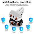 Pikkukuva 10 / 10: Autolaturi 3 USB SuperSnab 20W PD Quick Charge 3.0 musta