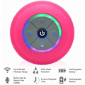 Pikkukuva 4 / 8: Vedenpitävä suihkukaiutin RGB LEDillä - Bluetooth-kaiutin imukupilla