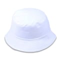 Miniatyrbilde 2 av 3: Hvit fiskehatt bøtte hatt hatt hatt hvit one size