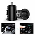 Pikkukuva 2 / 2: Universal Car Charger, jolla on 2 USB 3.1a musta