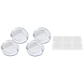 Miniatyrbild 2 av 8: Silikonskydd för hörn - 4-pack Hörnskydd transparent