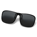 Miniatyrbilde 2 av 6: Flip Up Solbriller Clip-On Black svart