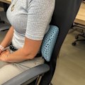 Miniatyrbilde 9 av 10: Ortopedisk korsryggpute i Memory Foam | Ergonomisk ryggpute blå