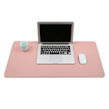 Miniatyrbillede 1 af 2: Lyserød Bordmåtte 80x40 cm PU læder pink