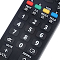 Miniatyrbilde 6 av 6: Fjernkontroll Panasonic TV RM -D920+ - Universal erstatningssjekk svart
