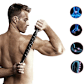 Pikkukuva 2 / 10: Hierontarulla | Fascia Muscle Roller Trigger-pistehieronta musta