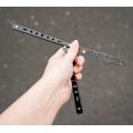 Pikkukuva 7 / 8: Butterfly Training Knife | Ei terävä veitsi | Musta musta