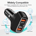 Pikkukuva 8 / 10: Autolaturi 3 USB SuperSnab 20W PD Quick Charge 3.0 musta