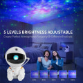 Pikkukuva 8 / 10: Galaxy Projector Nebula Effect - Star Projektor kaukosäätimellä valkoinen