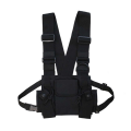 Miniatyrbild 1 av 2: Svart Tactical Väst Utility Vest Bröstsele Street Wear Hip Hop svart one size