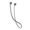 Miniatyrbilde 2 av 4: Apple AirPods nakkestropp stroppstreng heng rundt halsen - svart svart