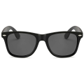 Miniatyrbilde 2 av 2: Retro Wayfarer solbriller Matts Black + Senile Cord svart