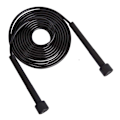 Miniatyrbild 2 av 3: Enkelt Speed Rope Hopprep för Konditionsträning Boxning svart