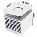 Miniatyrbild 11 av 11: Portabel Luftkylare Air Cooler med Fläkt vit
