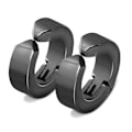 Miniatyrbilde 1 av 3: 2-pack svart falske piercing ører ringer ørering falskepiercing svart