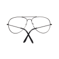 Miniatyrbillede 3 af 3: Sorte pilotbriller klart glas aviator klart glas sort