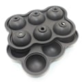 Miniatyrbillede 3 af 6: Silikone Iceball Form - Ice Form til Ice Balls Round Ice Cubes Bullets sort