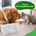 Miniatyrbilde 3 av 6: Gjenbrukbar Premium Swiffer mikrofiberklut Grå/Hvit 25,4x11,5cm hvit