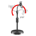 Miniatyrbillede 2 af 8: Tiktok Live Stream Mobile Stand - Holder / Set til mobil sort