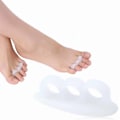 Miniatyrbild 3 av 3: 2-pack Tåskiljare - Hallux Valgus vit