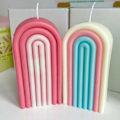 Miniatyrbillede 7 af 9: Letform Candle U-form High Bow 12cm hvid