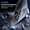 Miniatyrbillede 5 af 5: iPhone 16 Privacy Screen Protector Full Coverage HD hærdet glas