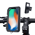 Miniatyrbillede 1 af 10: Mobil Holder Cykel - Vandtæt Bicycle Case Mobile 5.5-7.4 " sort