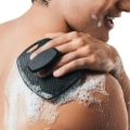 Miniatyrbild 2 av 7: Exfolierande Silikon Duschborste för Män - Body Scrubber svart