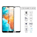 Miniatyrbillede 1 af 3: Huawei Y6 Omfattende HD Screen Protector Carbon Fiber Temmered Glass sort