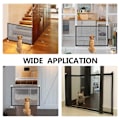 Miniatyrbilde 4 av 7: Selvklebende Hundeport og Barneport 180x75cm Sort svart