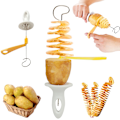 Pikkukuva 1 / 10: 4x Tornado Potato - Potato Twister Potato Spiral virusperunoita varten valkoinen