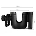 Miniatyrbilde 10 av 10: Barnevogninnehaver for mobil og flaske - Mobile Holder Bottle Holder barnevogn svart
