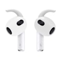Miniatyrbillede 1 af 5: AirPods 3 øre kroge - silikone ørehooks hvid hvid
