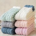 Pikkukuva 2 / 8: Furry -sukat - Pehmo kuuma fleece vaaleanpunainen vaaleanpunainen