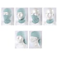 Miniatyrbillede 5 af 5: Tynd sort balaclava ski maske røver hat 1 hul sort