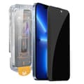 Easy Install iPhone 13 Mini Privacy Skärmskydd HD Härdat Glas transparent