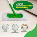 Miniatyrbillede 2 af 6: Genanvendelig Premium Swiffer mikrofiberklud Grå/Hvid 25,4x11,5cm hvid