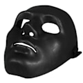 Miniatyrbild 2 av 3: 3-pack Svart Mask - Dekorera Färglägg - Halloween Fest Maskerad svart