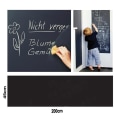 Miniatyrbild 1 av 4: Väggdekal Stor Griffeltavla Blackboard Svart Tavla 45x200cm svart