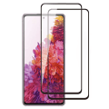 Pikkukuva 1 / 2: 2-pack Galaxy S20 FE karkaistu lasi HD näytönsuoja hiilikuitu musta