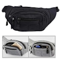 Miniatyrbillede 10 af 10: Taljetaske Cross Body Taske Sort sort