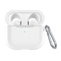 Pikkukuva 2 / 2: Läpinäkyvät AirPods 3 -kotelon suojakotelot karbiinin kanssa läpinäkyvä