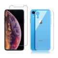 Miniatyrbild 1 av 2: 2-Pack Iphone XR HD Skärmskydd + Skyddsfilm för Baksida transparent