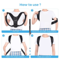 Miniatyrbilde 7 av 8: Post -holdvest - Ergonomisk ryggstøtte for bedre holdning L