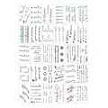 Miniatyrbillede 1 af 2: 30-pack fack tatoveringer midlertidige tatoveringer falsk falsk tatovering sort